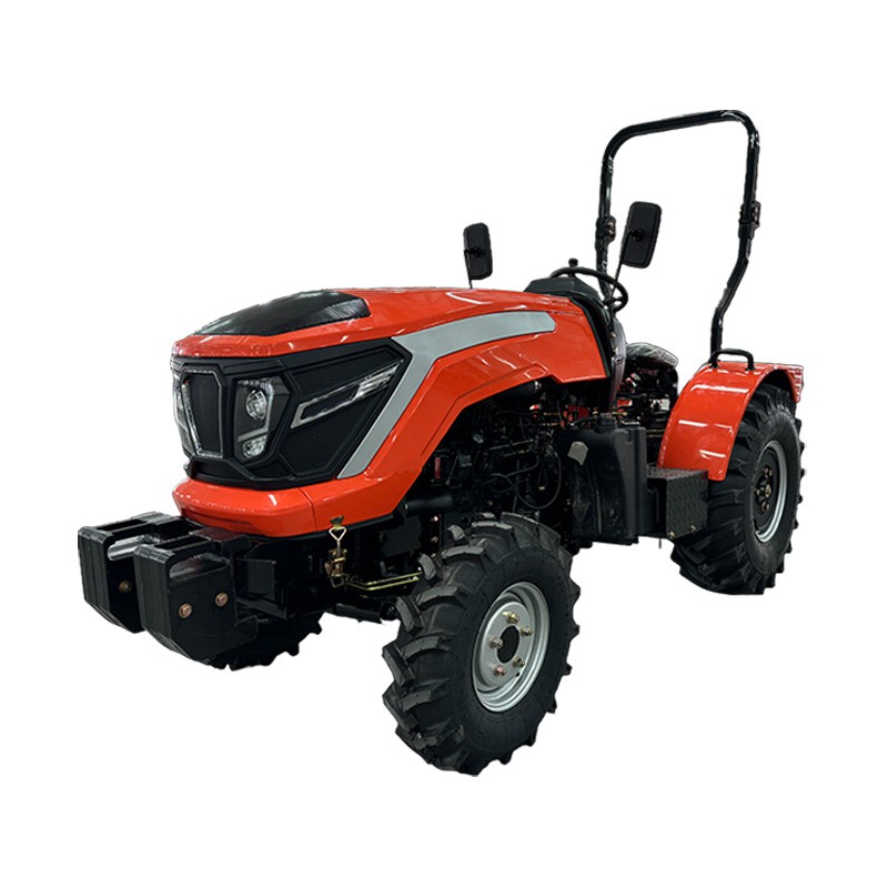 Çin Fabrikası 30hp 40hp 50hp meyve bahçesi küçük dört tekerlekli çiftlik bahçe traktörü yürüyüş kompakt mini traktör için rotary yeke ile tarım için mini traktör satılık